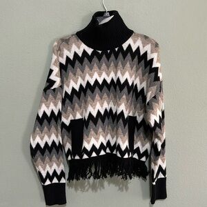 Very cute turtle neck sweater. You can dress it up or wear casual style.